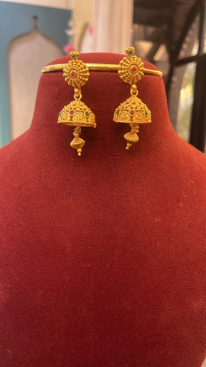 copper earrings