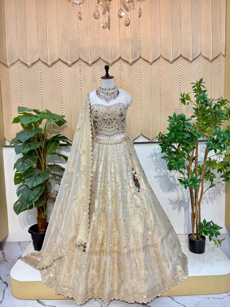 Off White Lehenga