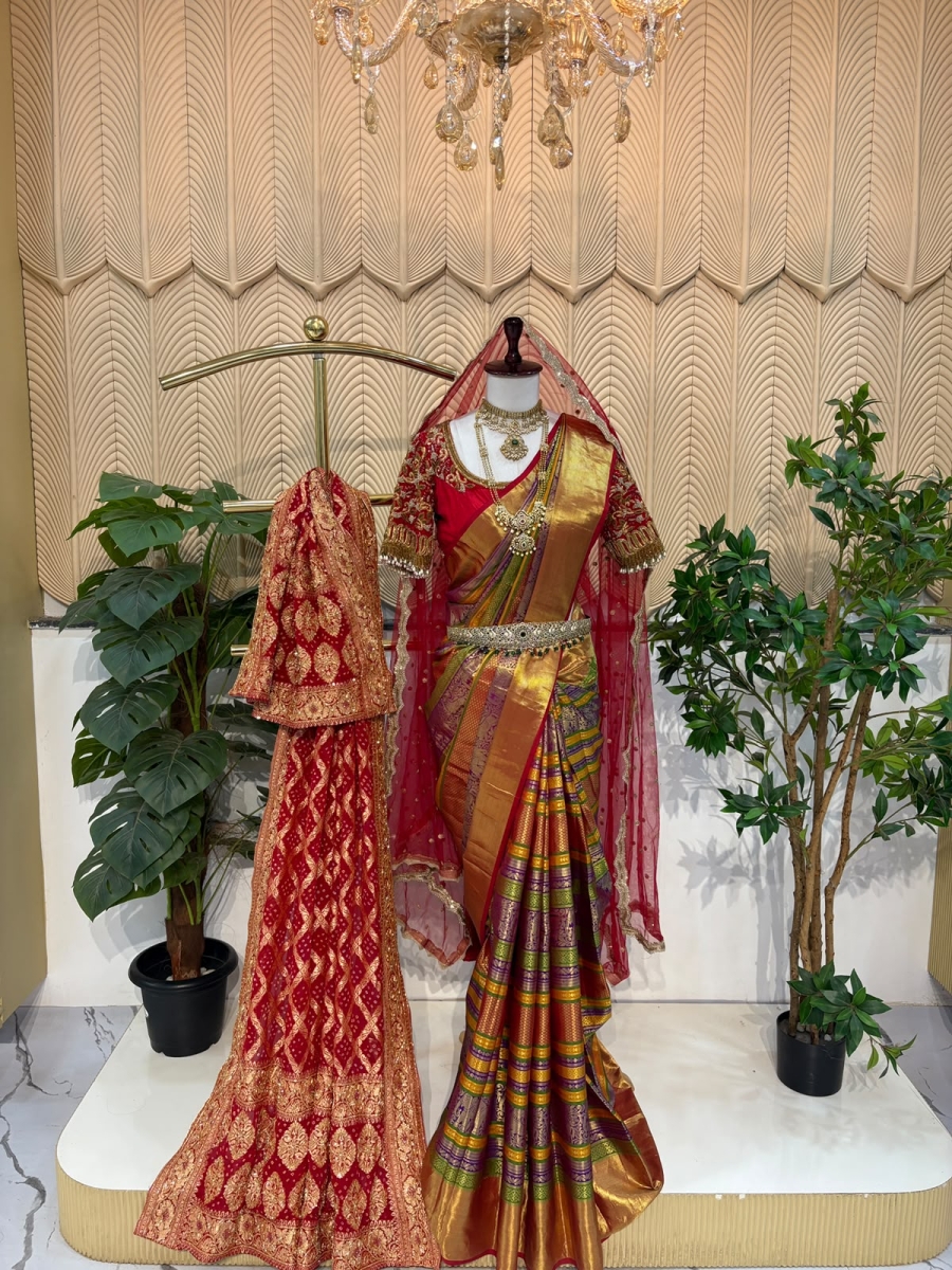 Multi Colour sauth indian saree