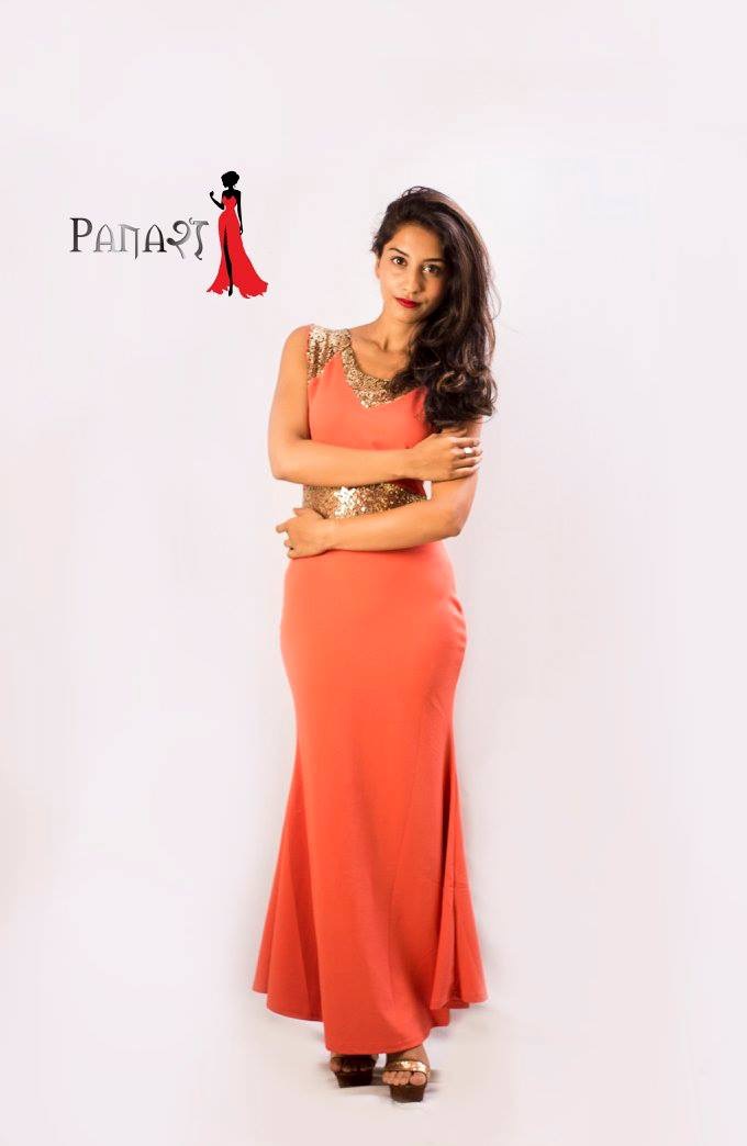 Peach Gown
