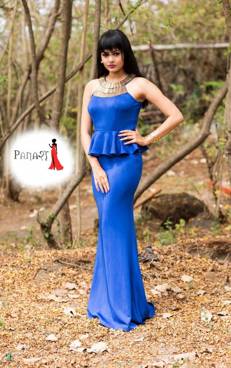 Blue Plum Gown