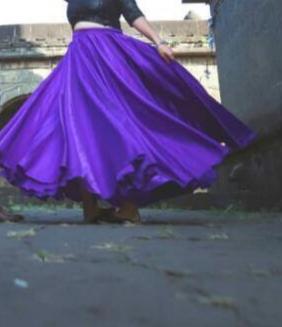 Purple Skirt 