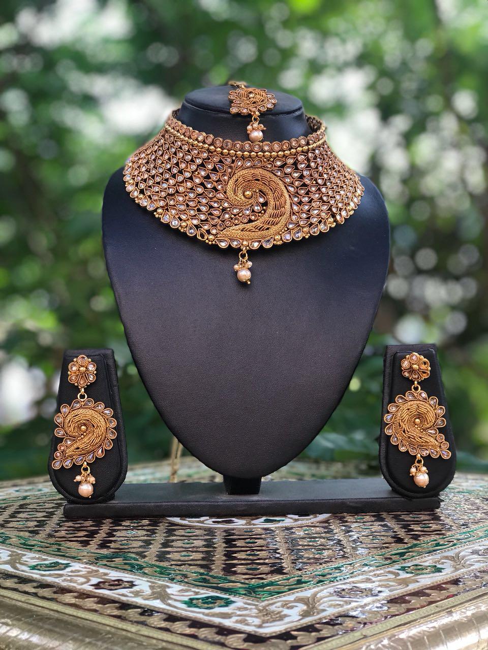 Copper Bridal Set