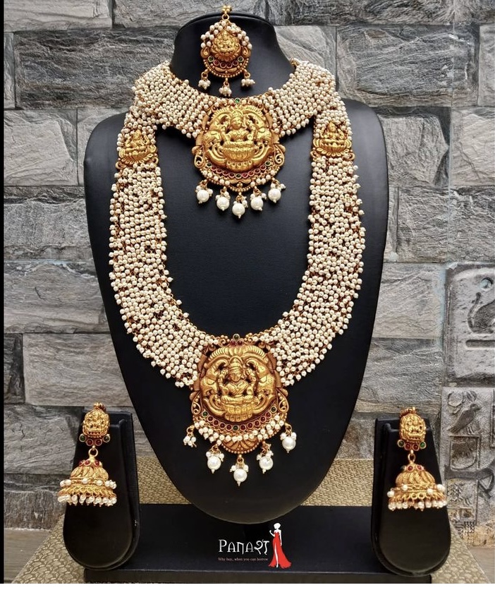 Moti South Indian Bridal Set one gram