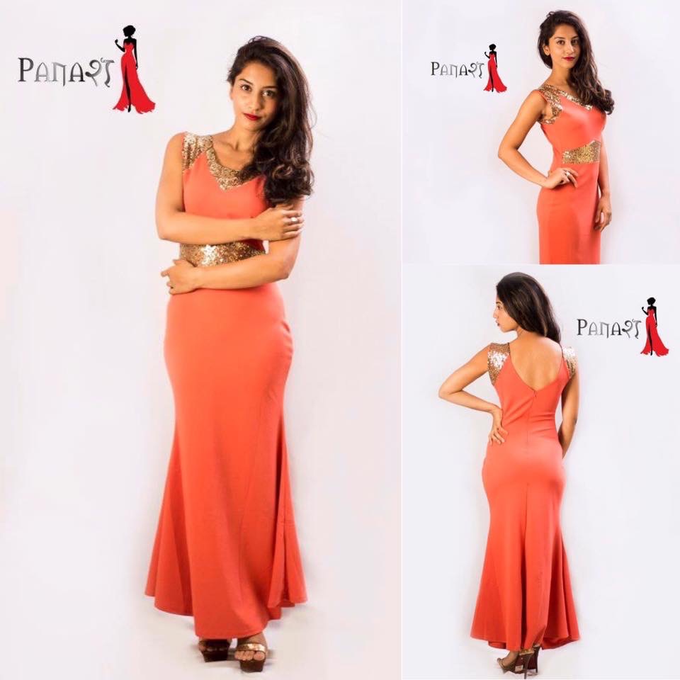 Orange gown