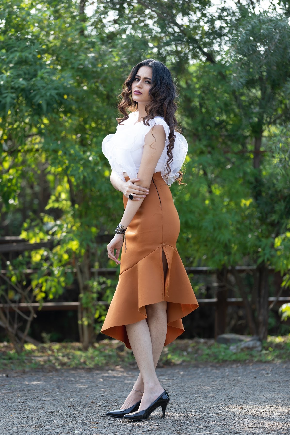 Short Brown Skirt