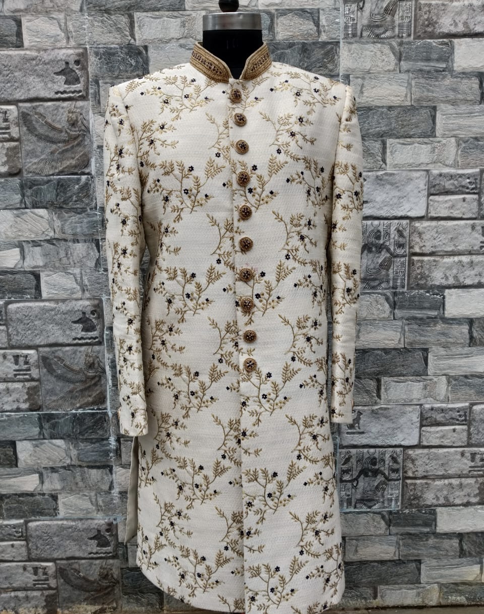 Pista Brocade Lehenga