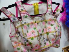 Floral Pink White Blouse