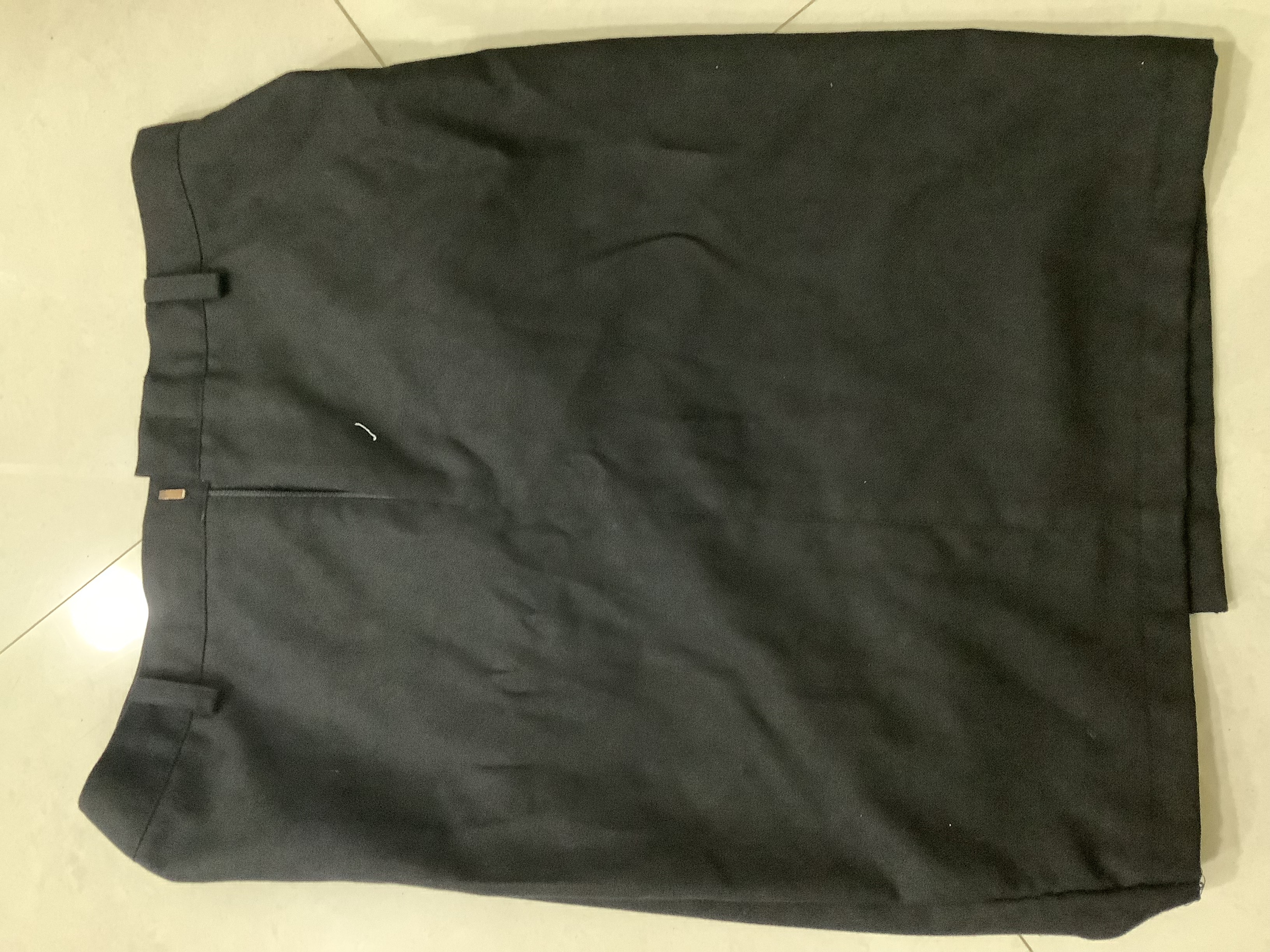 Black Plan Short Skirt