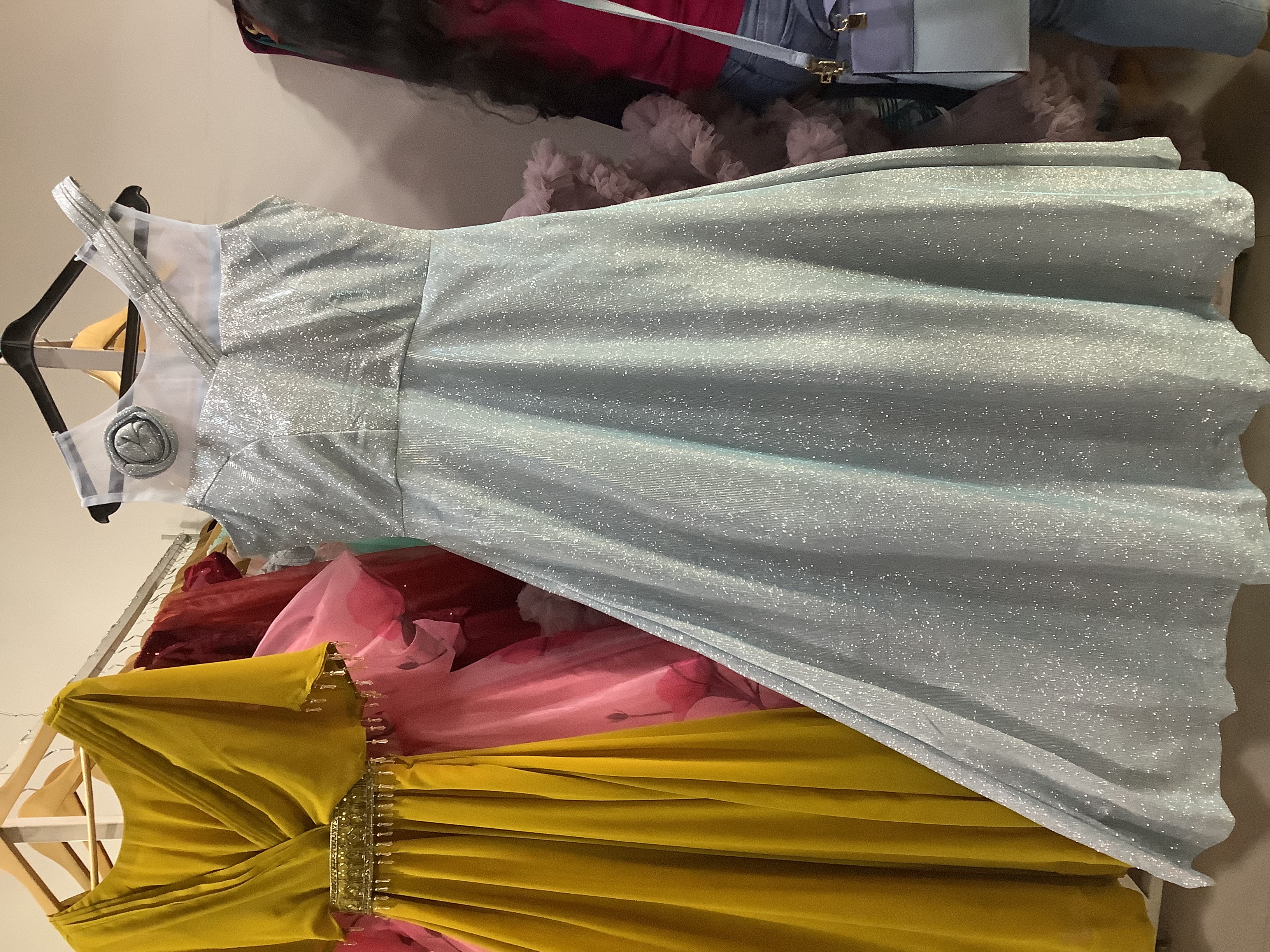 Sky Blue Sequence Gown