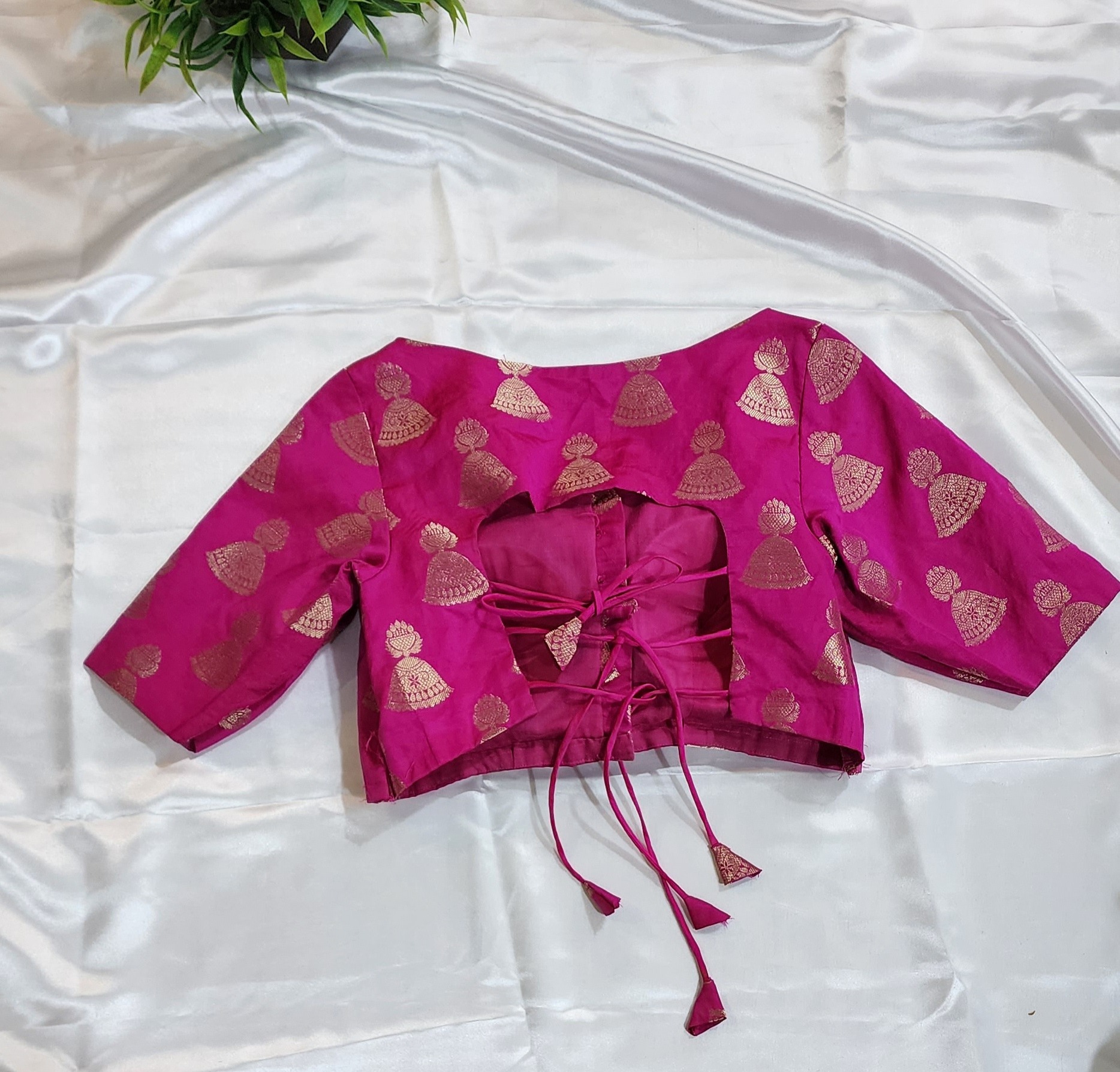 Pink blouse