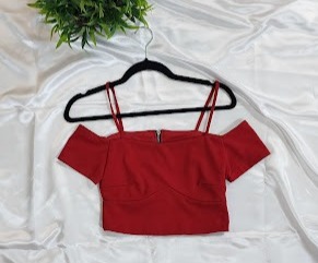 Red Crop Top