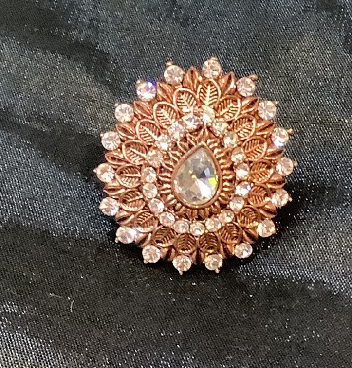 Golden Leaf shape Fingerrring 