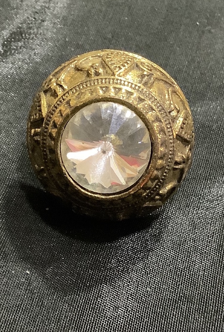 Golden oval Shape Handring