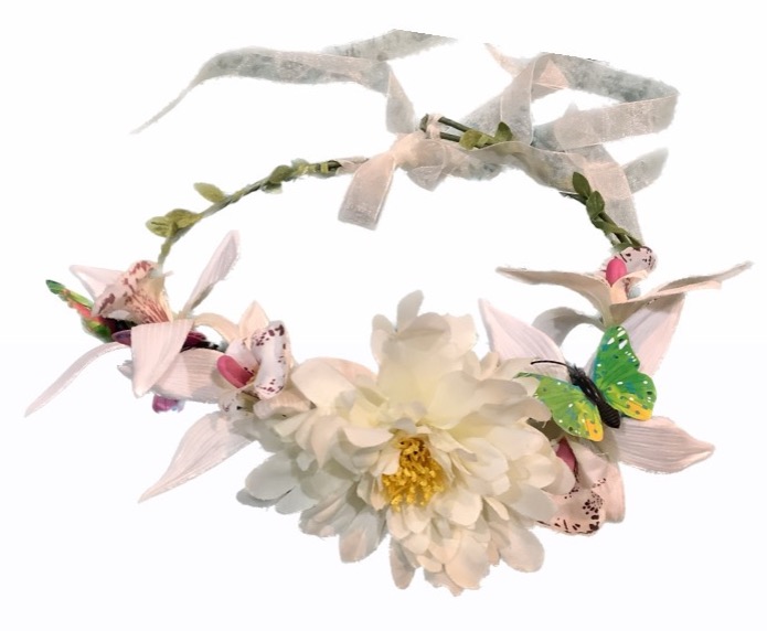 White Sunflower Tiara