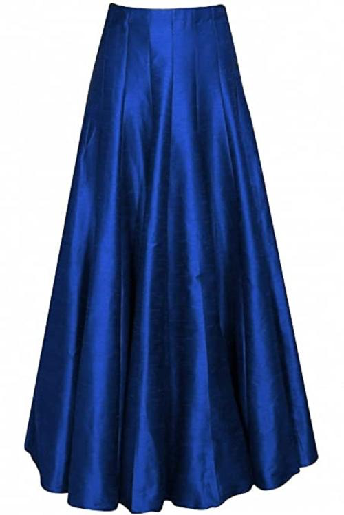 Blue stiff skirt