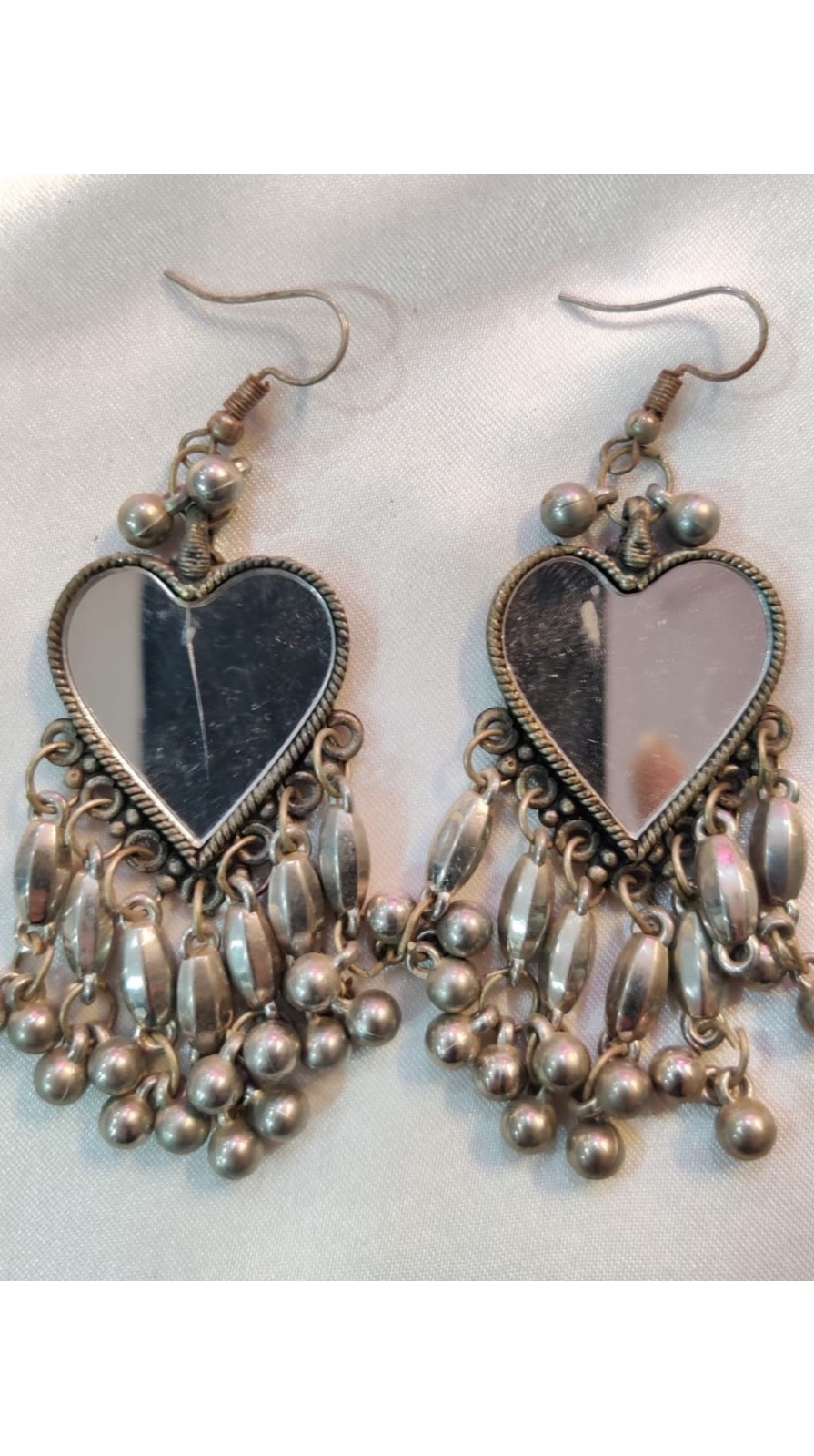 Oxides Heart Mirror Earring 