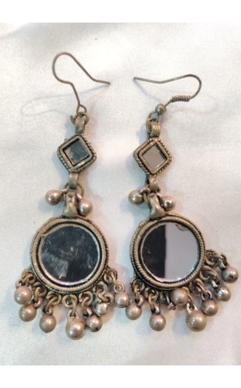 Oxides & Golden Bell Earring 