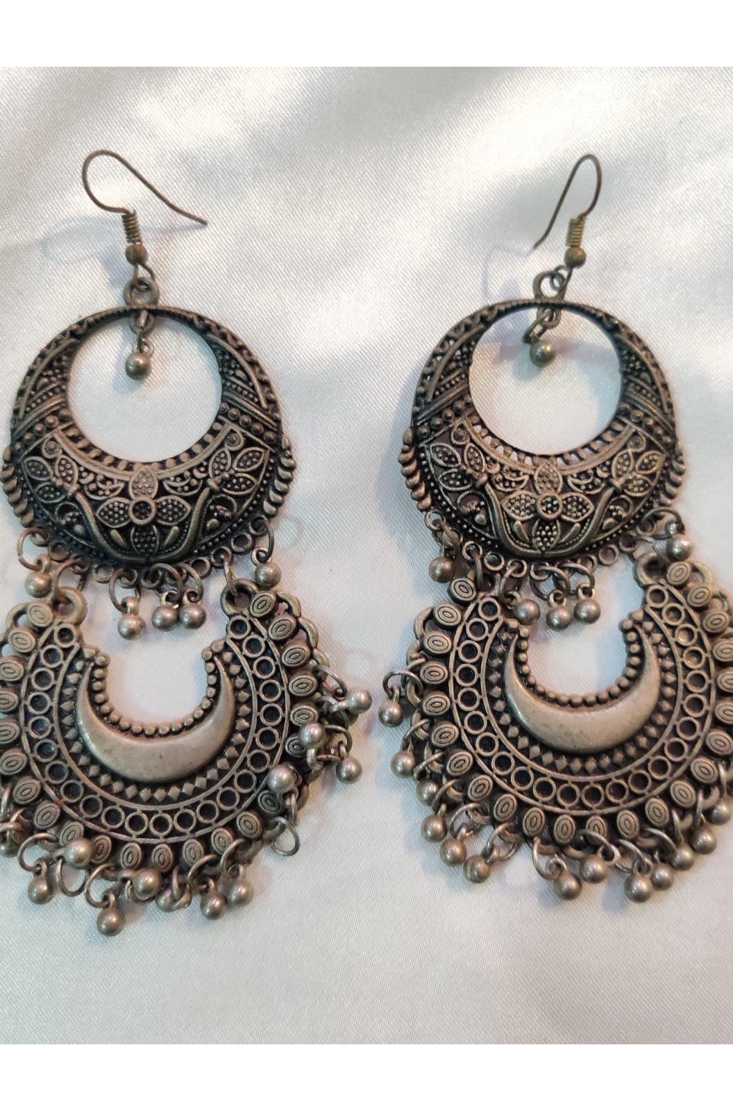 OxidesDouble Circle Long Earring 