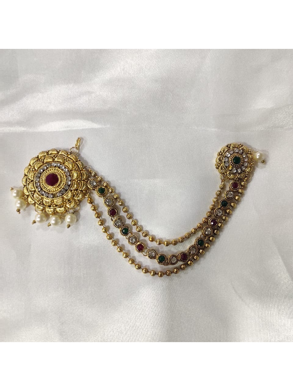 One side kundan mangtika 