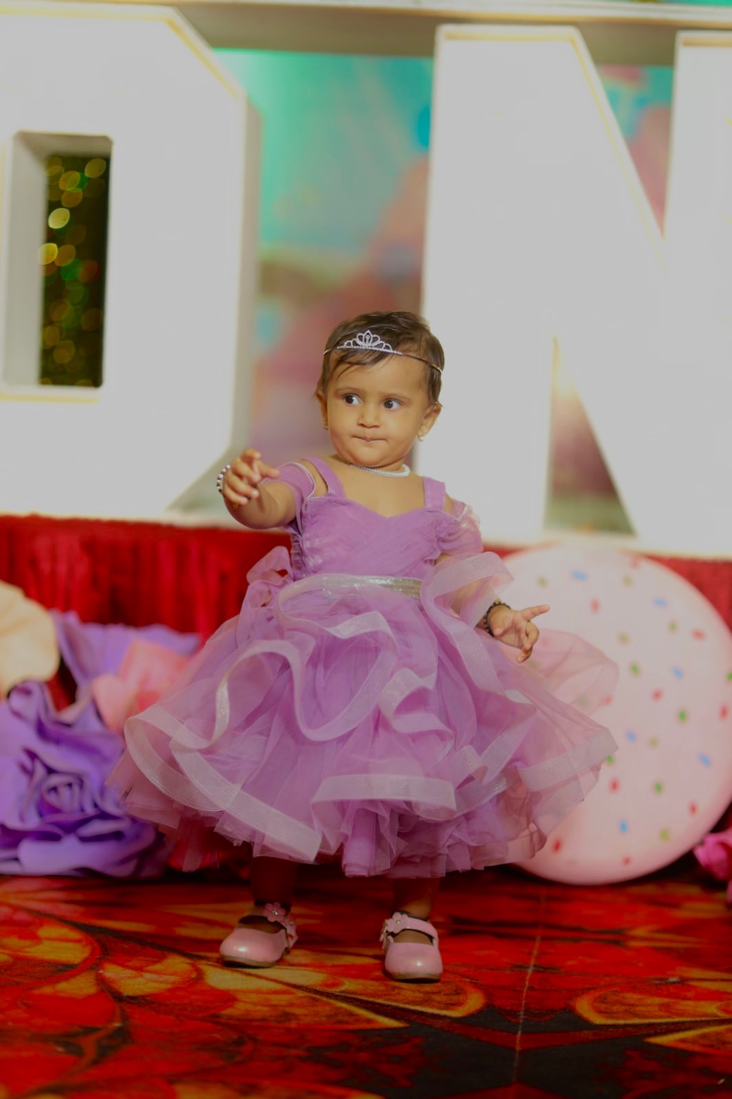 Lavender Baby Frock
