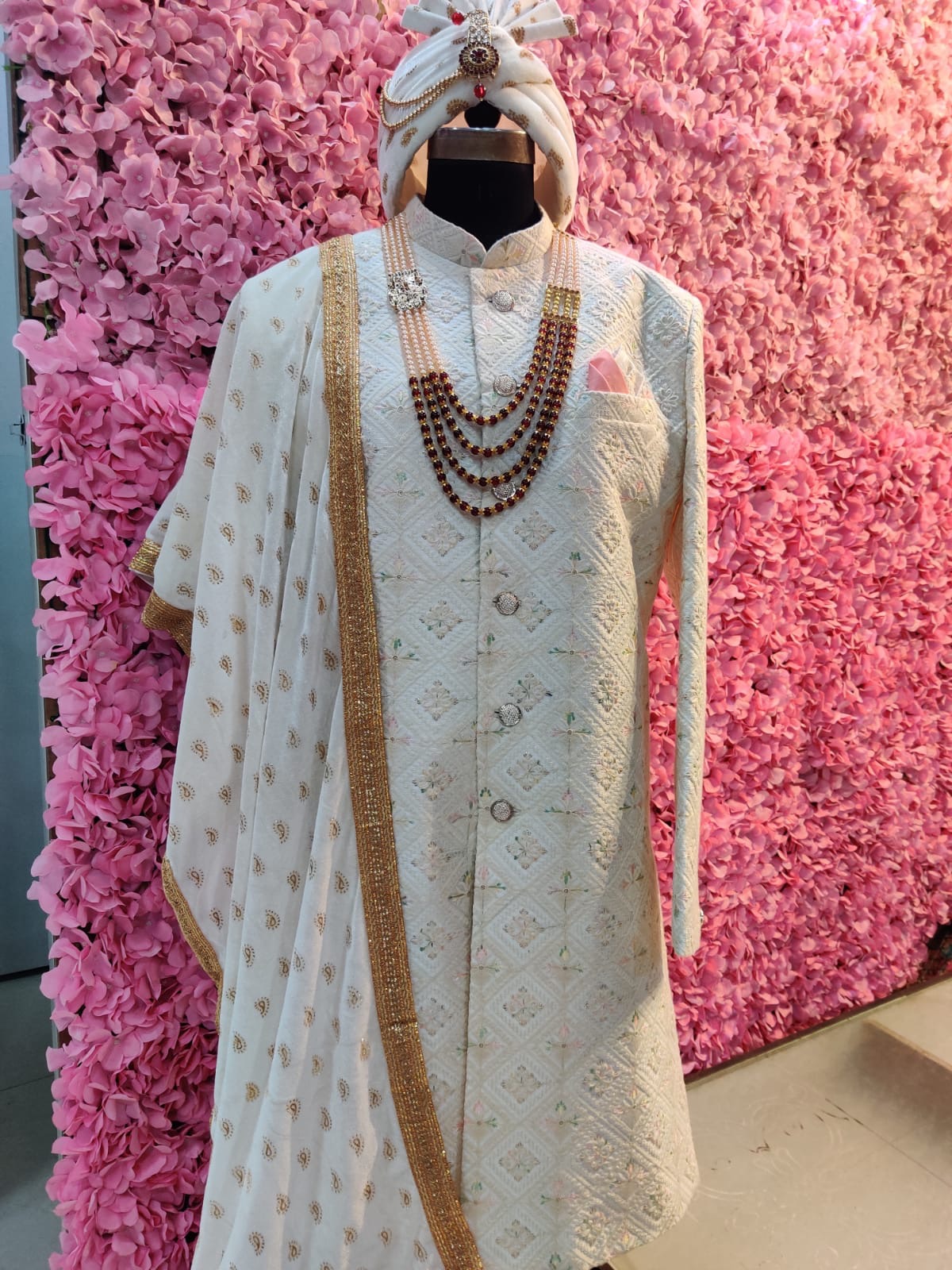 White shervani 44