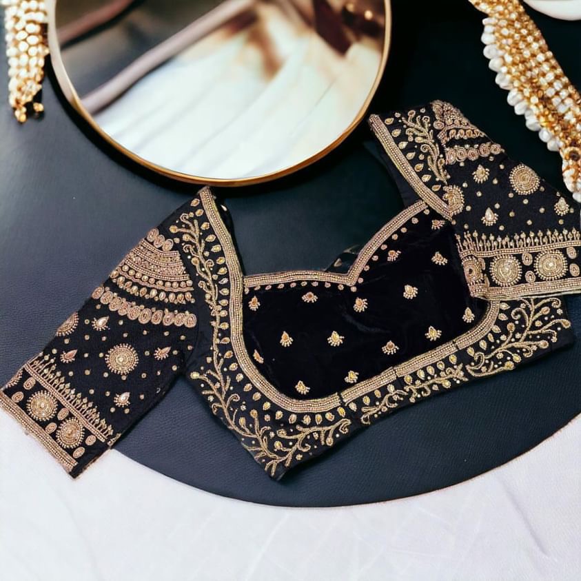 Black work blouse 