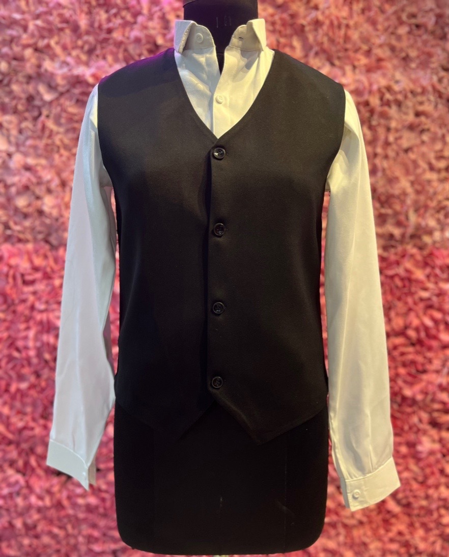 Black waist coat 36