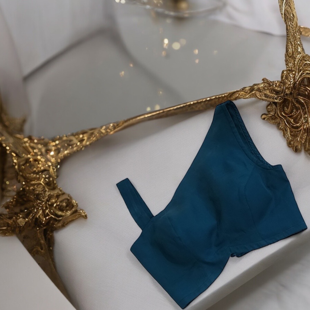 Pecock Green Cross Blouse