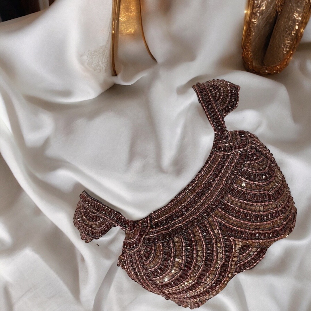 Maroon work blouse 