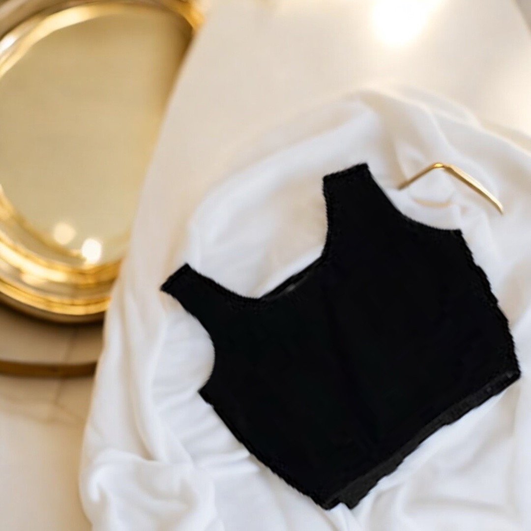 Black Velvet Blouse
