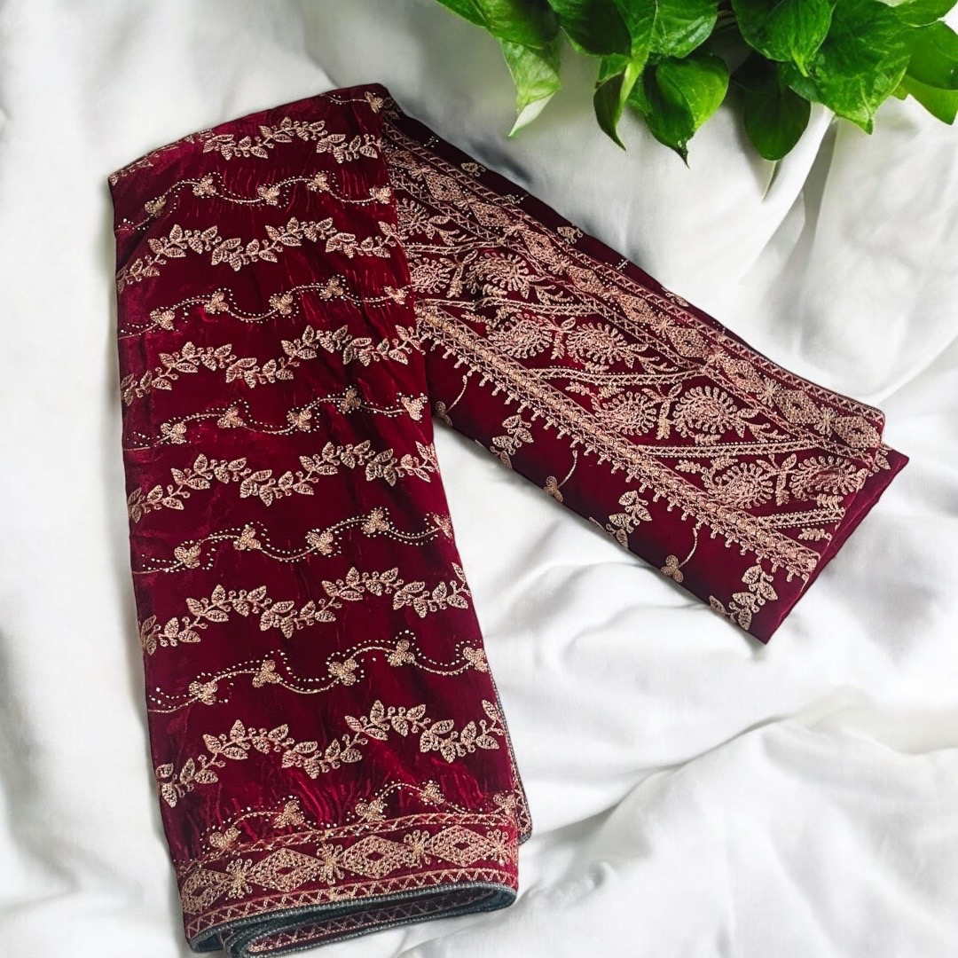 Maroon New shela 
