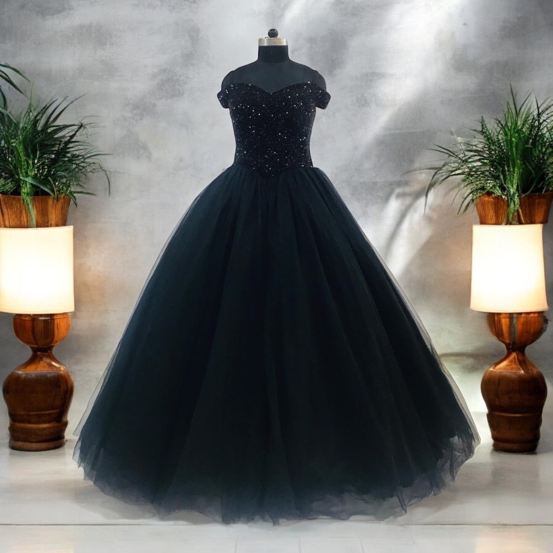 Black Ball Gown