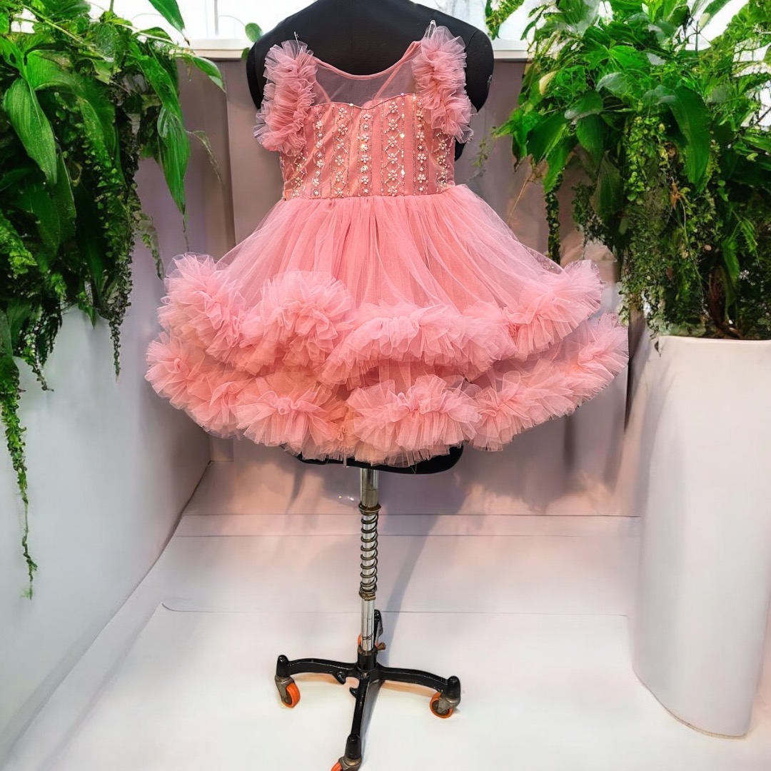 Pink Baby frock 