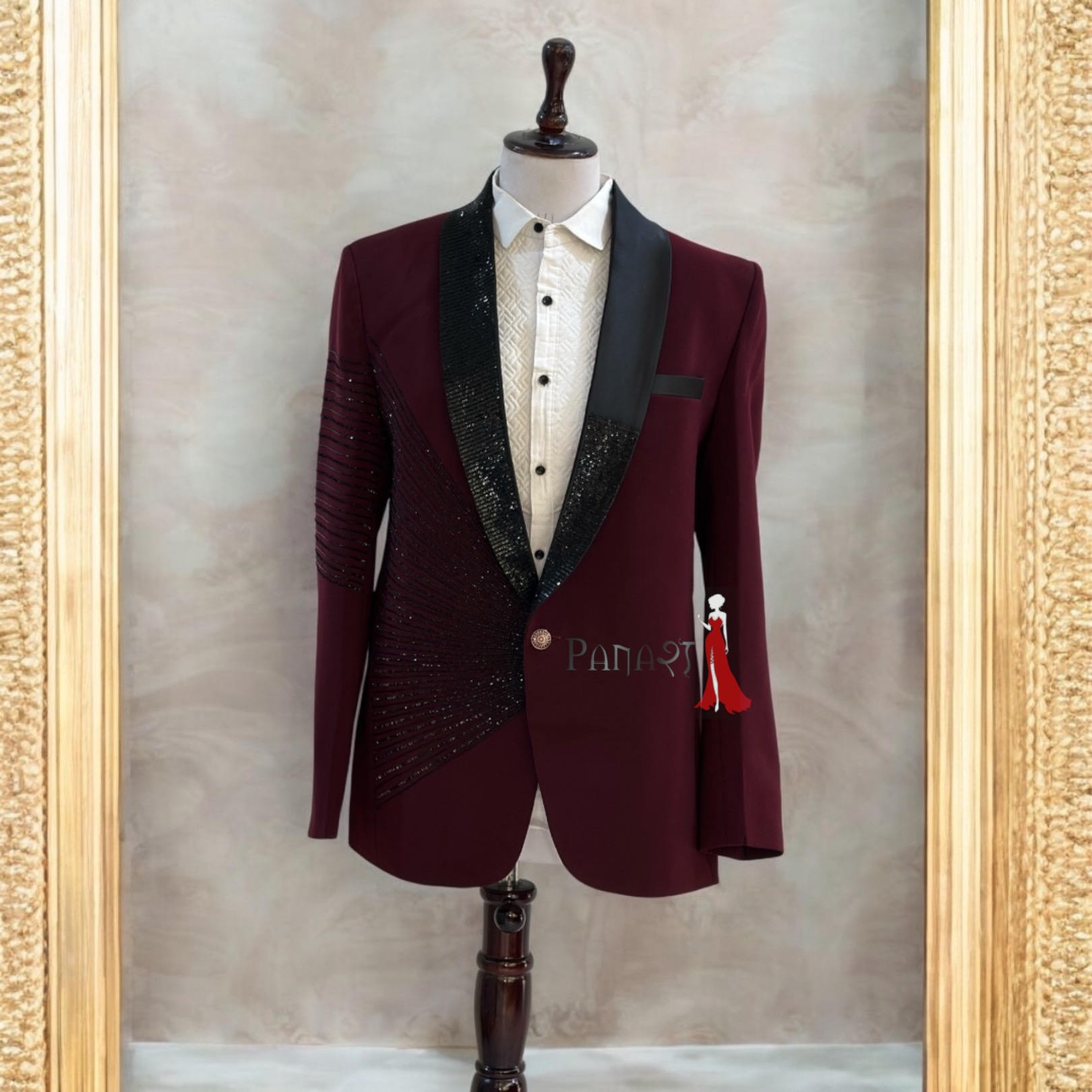 Maroon Work Tuxedo 46