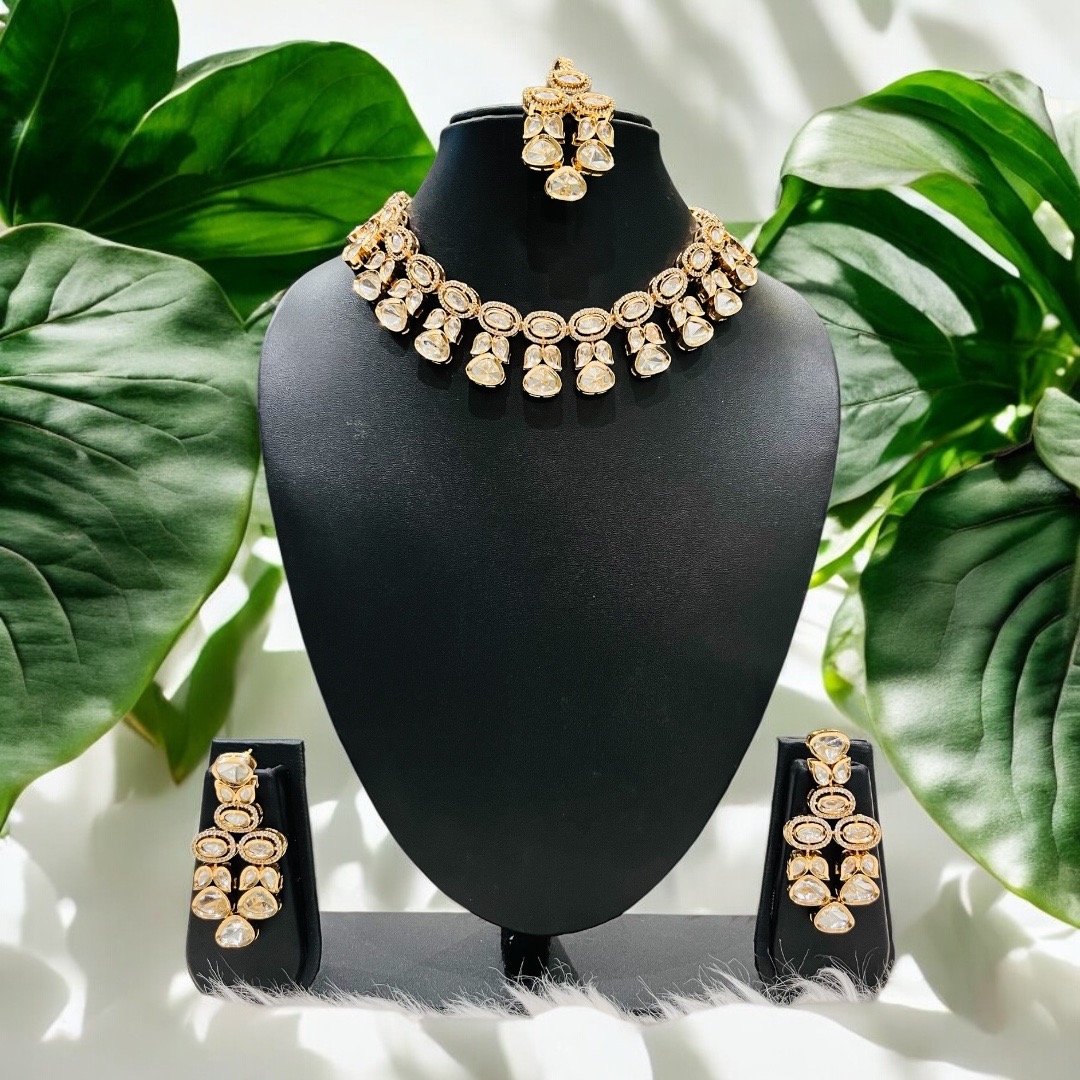 Pachi Kundan set 