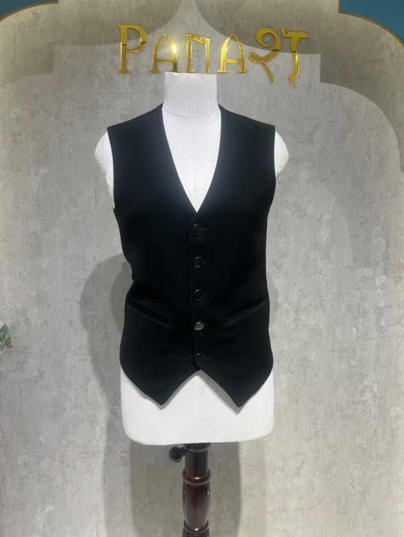 Black v neck Waist coat 38