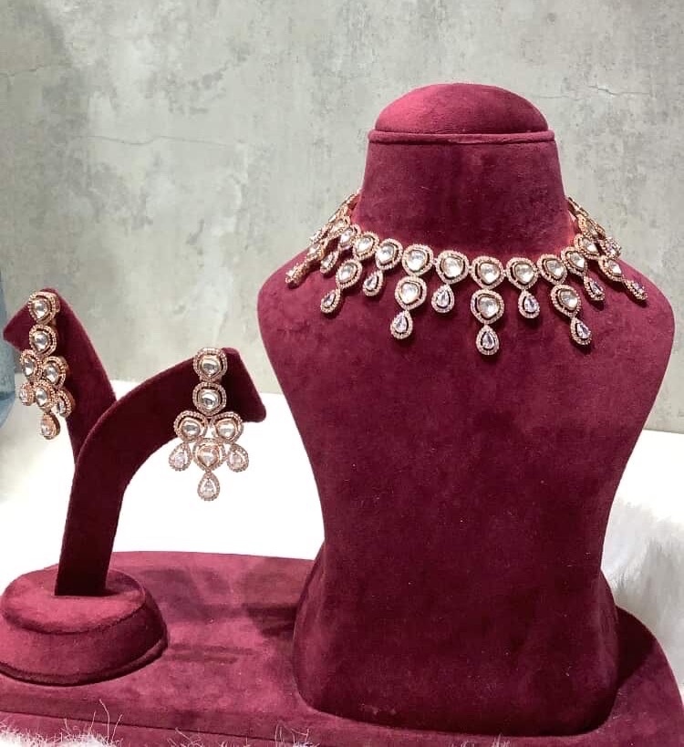 Pachi kundan set
