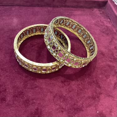 Kundan Big bangles 