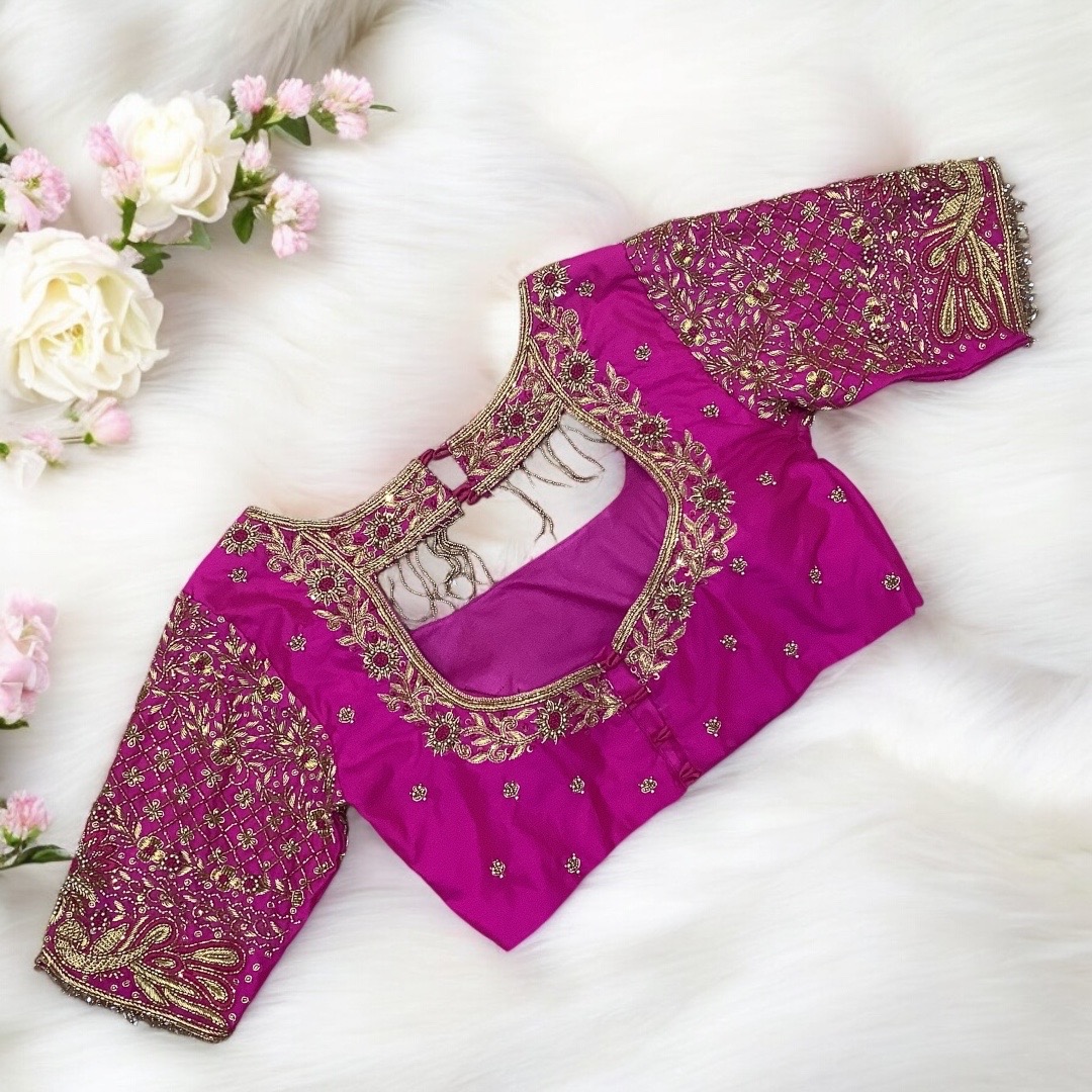 Pink blouse