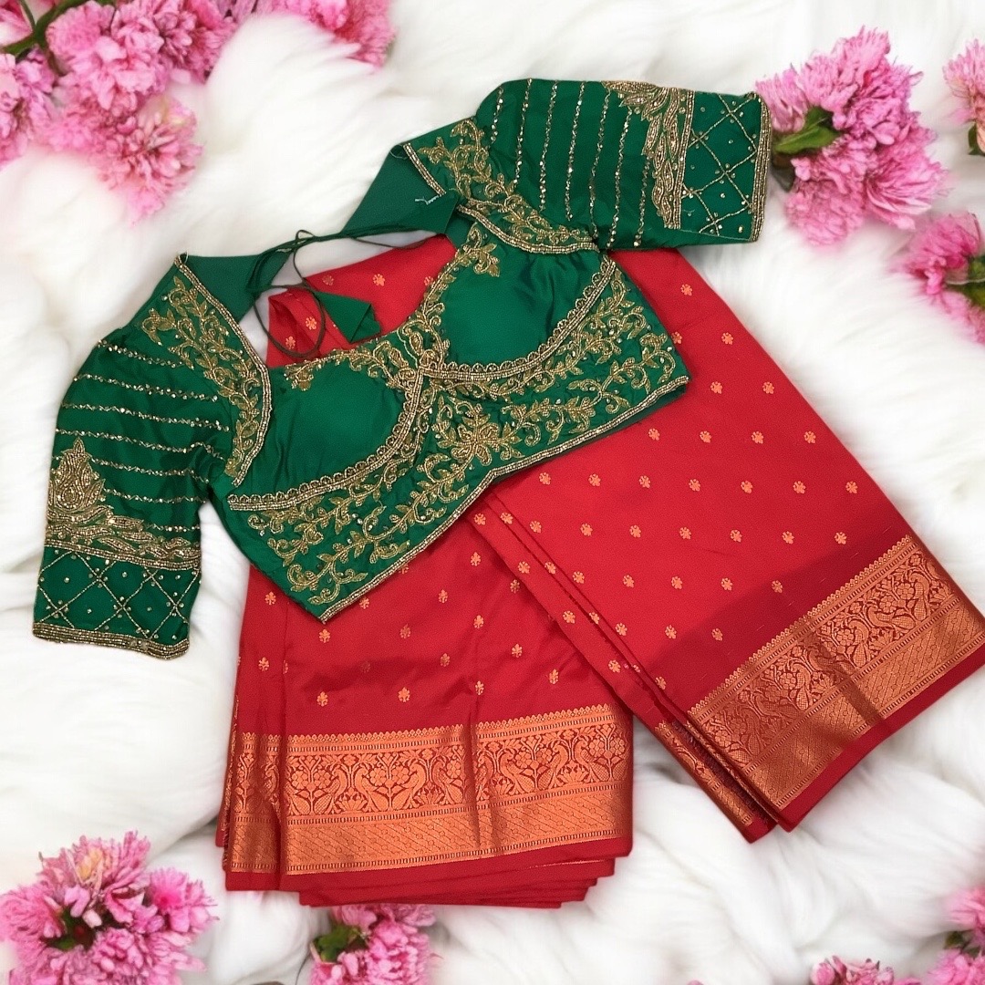 Red saree