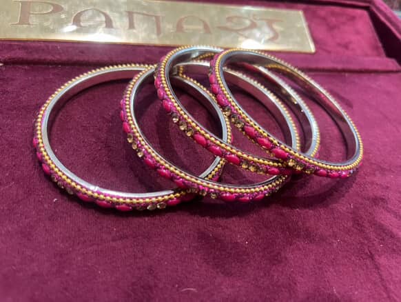 Pink bangles 