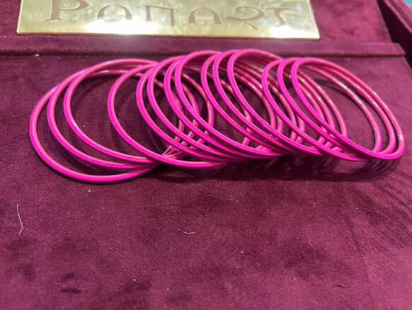 Pink bangles 