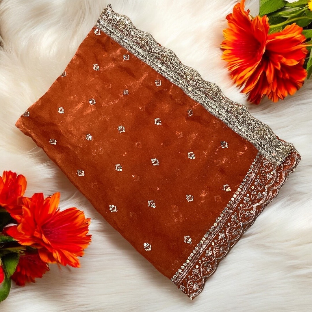 Orange dupatta