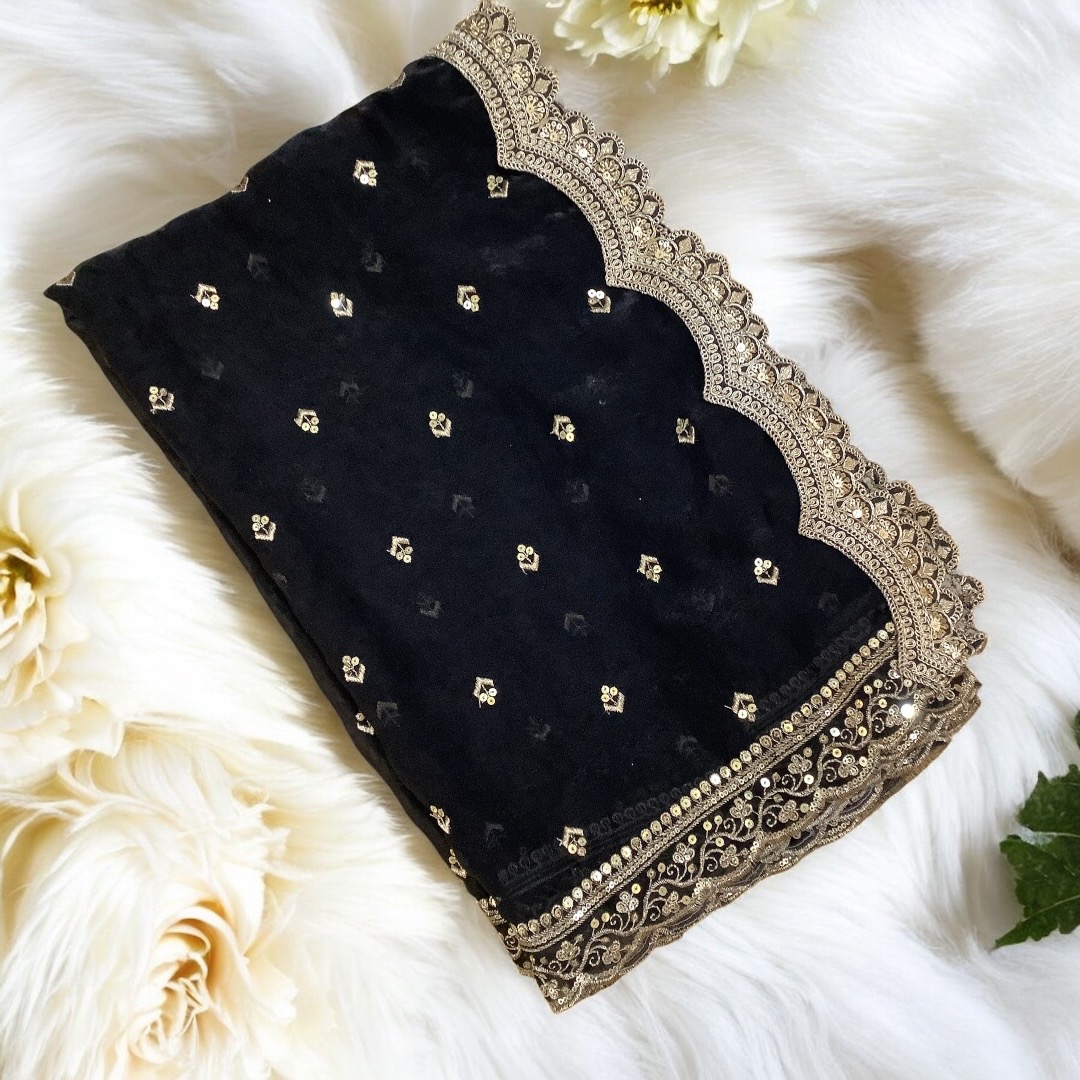 Black dupatta