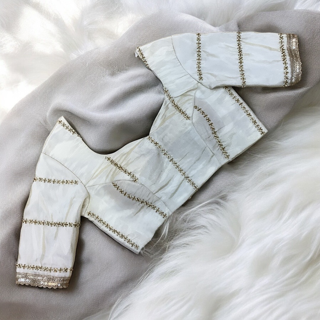 Off white work blouse 