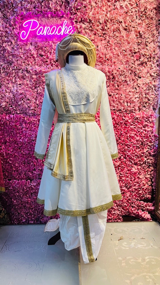 White Maharaja pattern 42