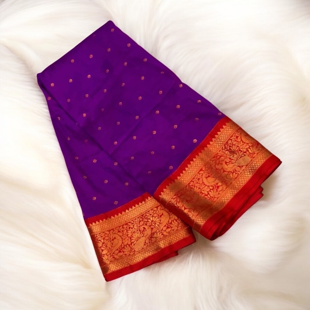 Purple Paithani Shela 