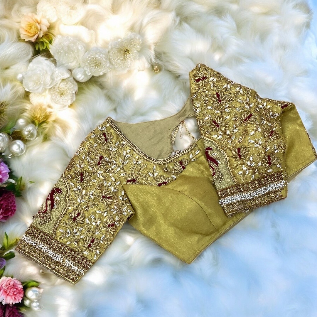 golden doli bridal blouse 
