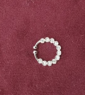 Silver nosepin 2